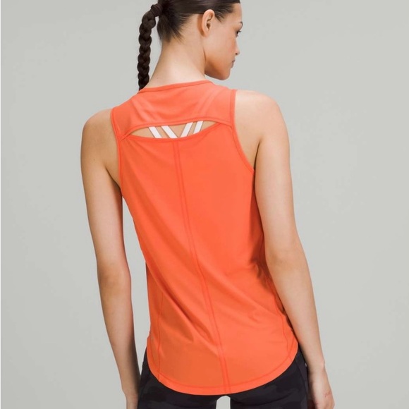 lululemon athletica Tops - Lululemon Sculpt Tank Top Warm Coral Size 4 NWOT